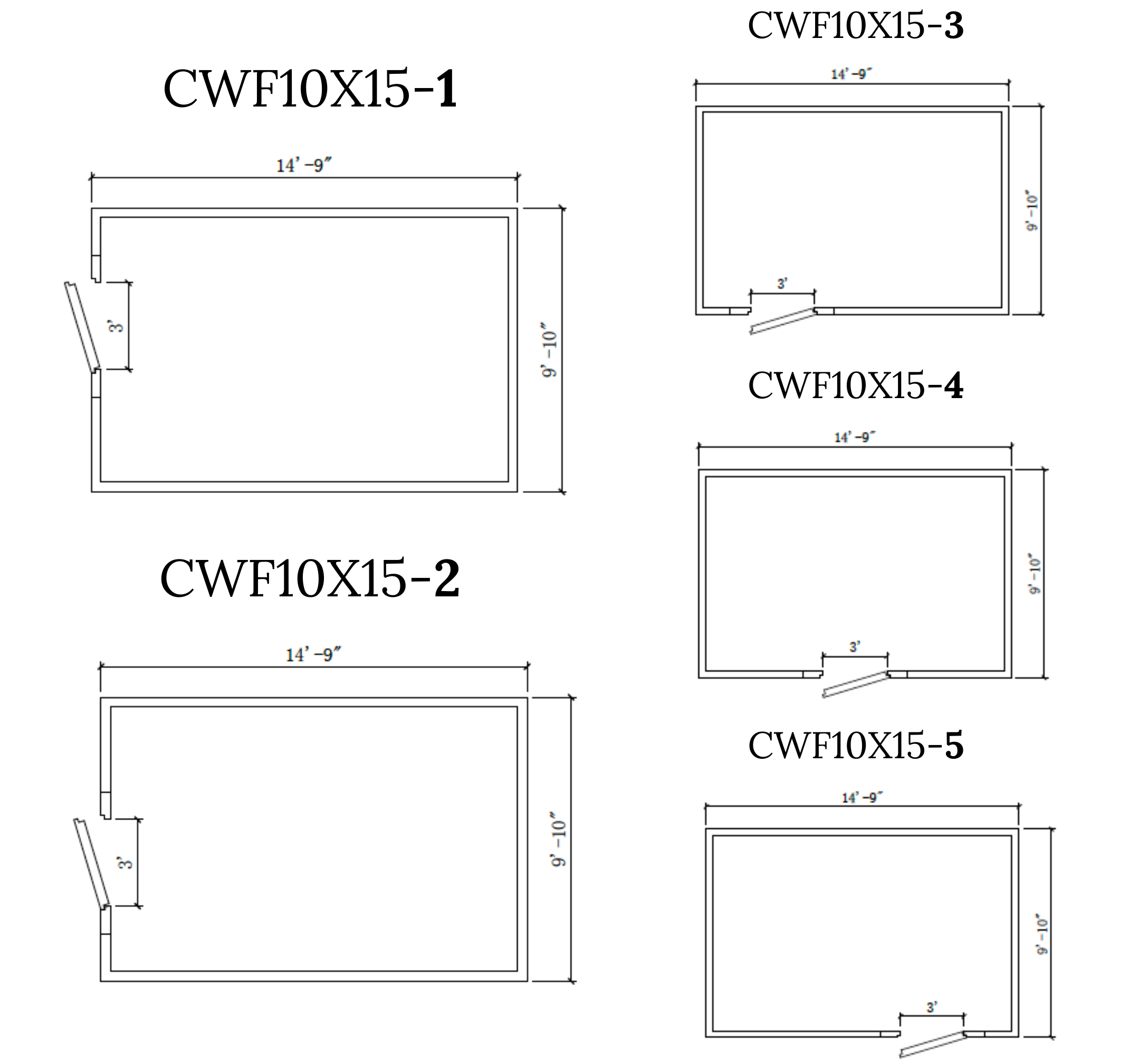 Astra 10 x 15 Walk-In Cooler with Floor + Top Mount Refrigeration CWF10X15-TM