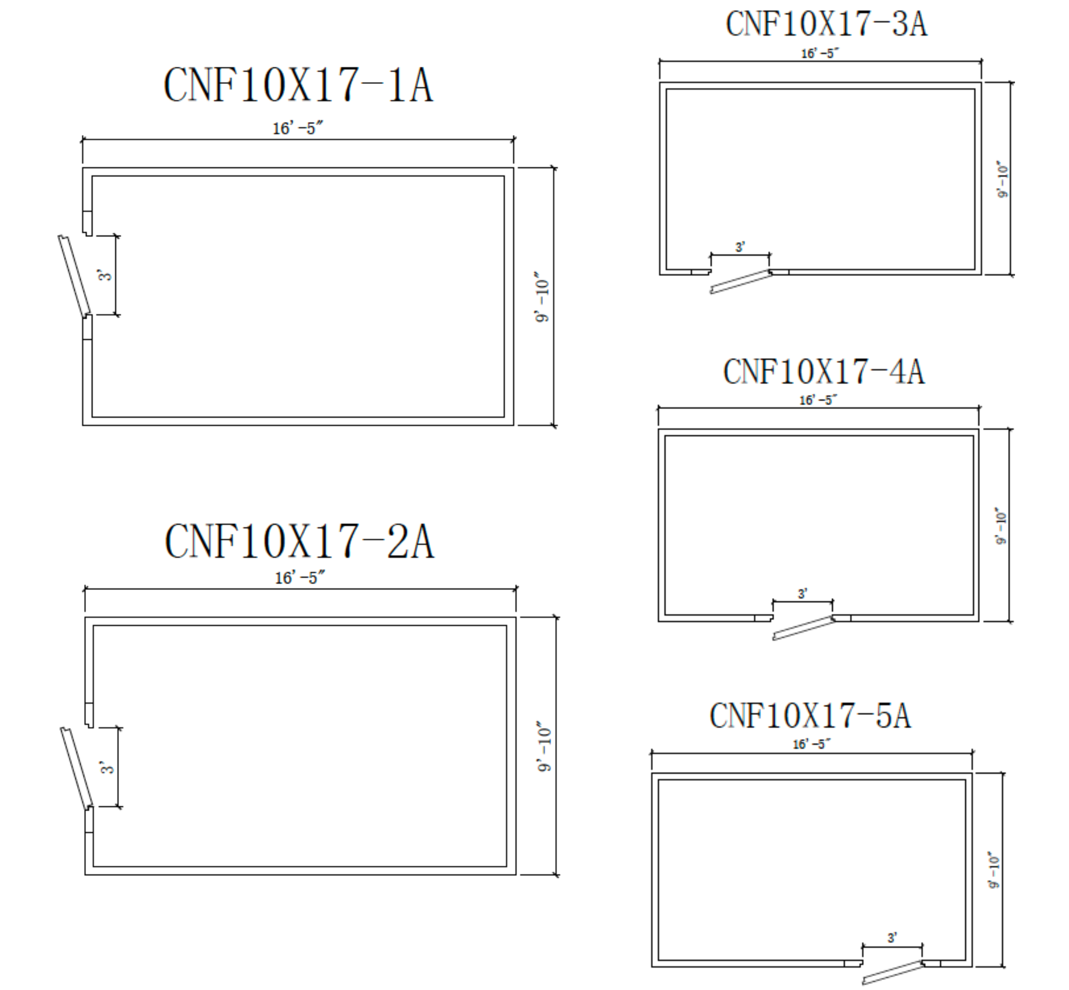 Astra 10 x 17 Walk-In Cooler No Floor With Top Mount Refrigeration CNF10X17-TM