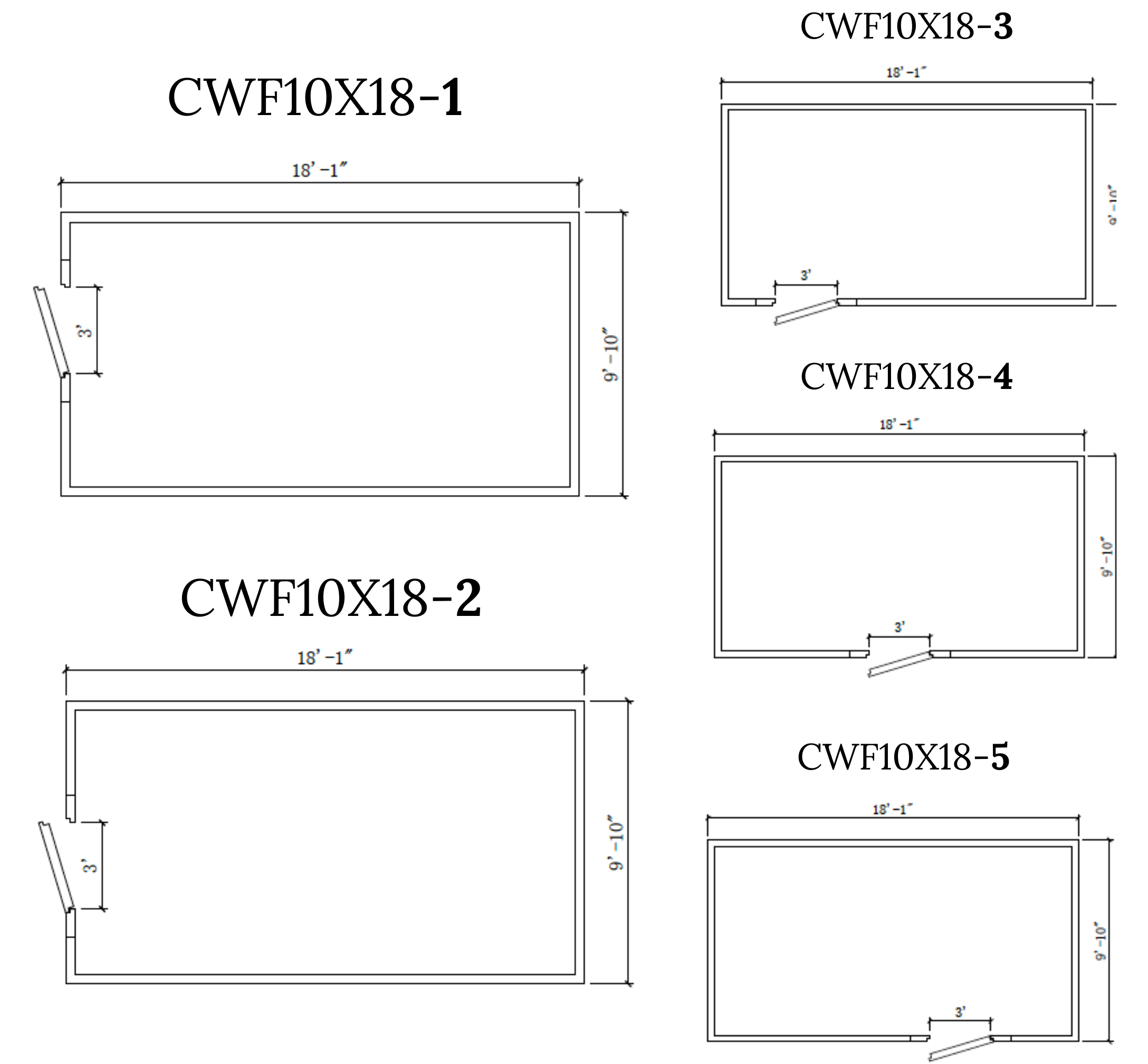Astra 10 x 18 Walk-In Cooler with Floor + Top Mount Refrigeration CWF10X18-TM