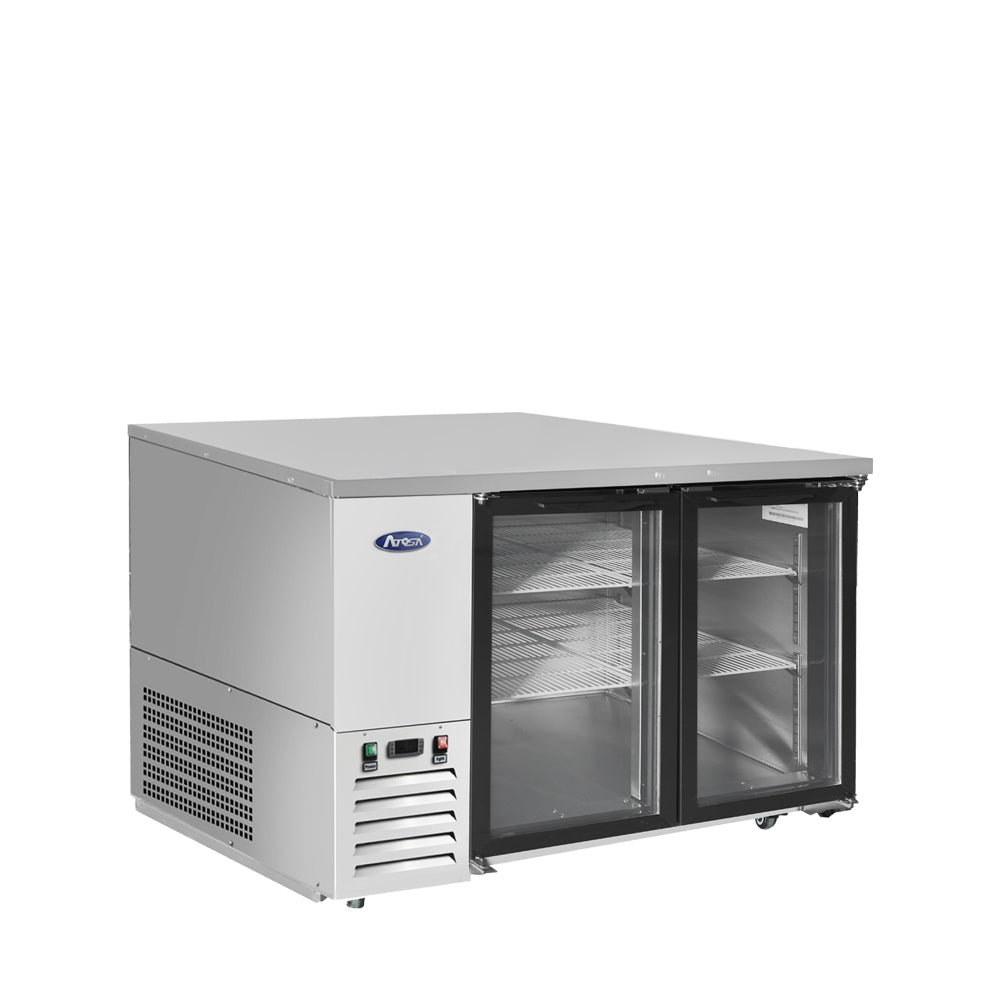 Atosa MBB48GGR — 48″ Back Bar Cooler with Glass Doors
