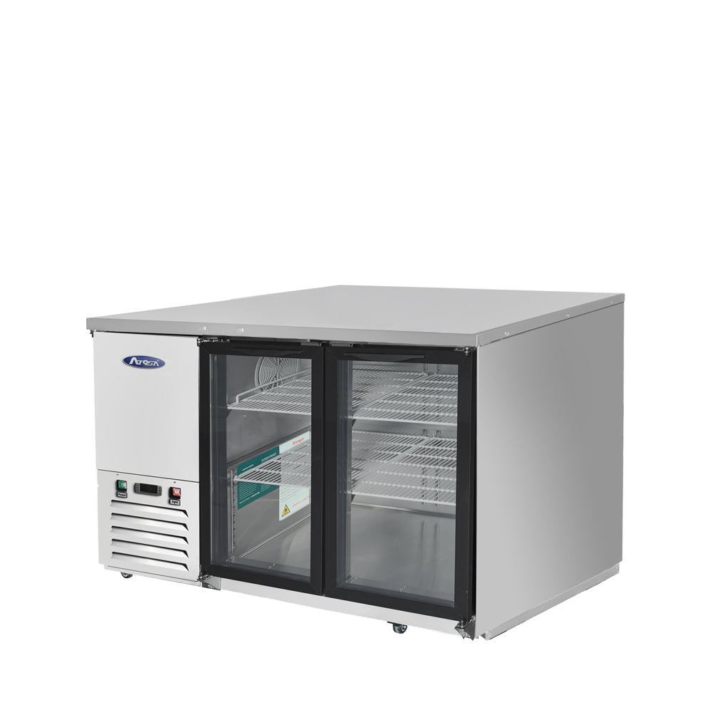 Atosa MBB48GGR — 48″ Back Bar Cooler with Glass Doors