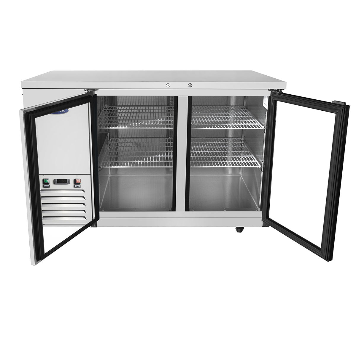 Atosa MBB59GGR — 59″ Back Bar Cooler with Glass Doors