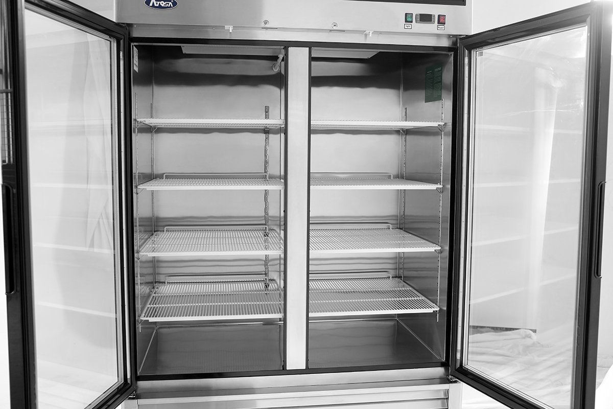 Atosa MCF8703ES Bottom Mount Two Glass Door Freezer