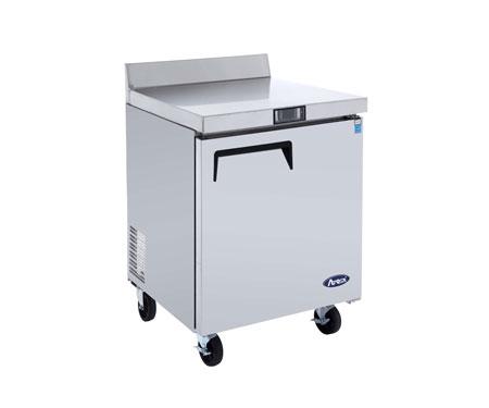 Atosa MGF8408GR 27" Worktop Refrigerator w/ Backsplash