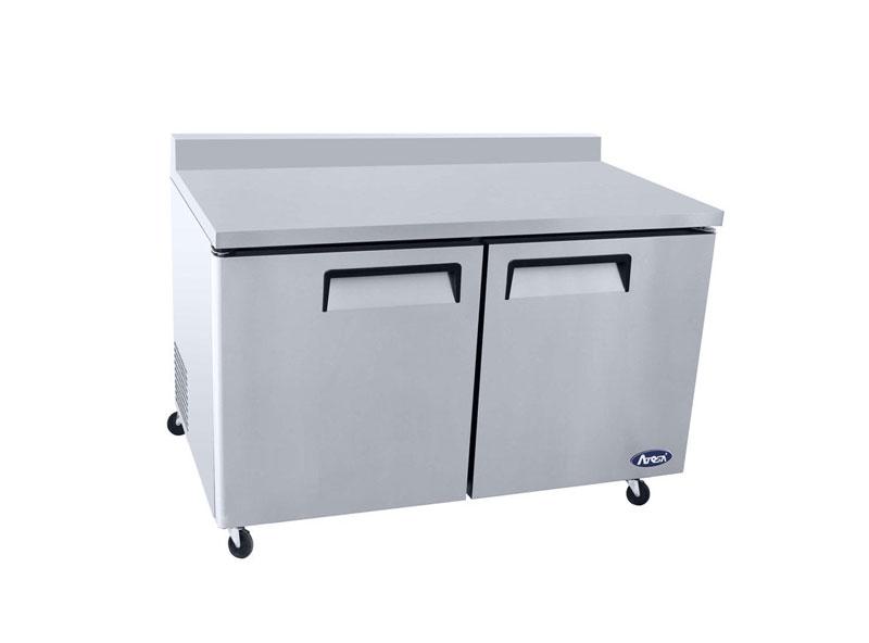 Atosa MGF8410GR 60" Worktop Refrigerator w/ Backsplash