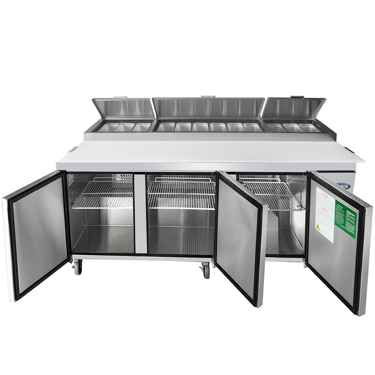 Atosa MPF8203GR 93" Pizza Prep Table