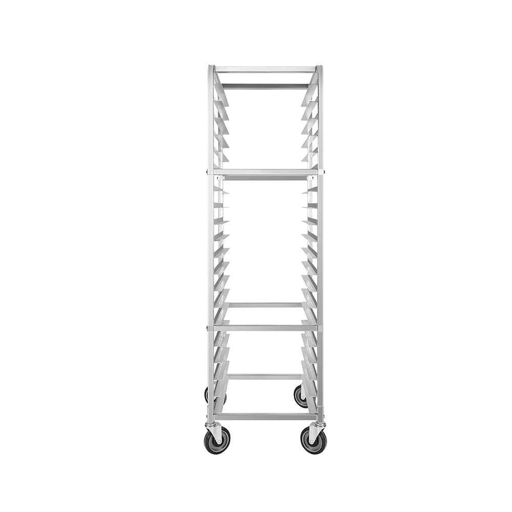 Atosa MPRA-20 Heavy-Duty 20 Pan End Load Bun/Sheet Pan Rack with Casters Regular