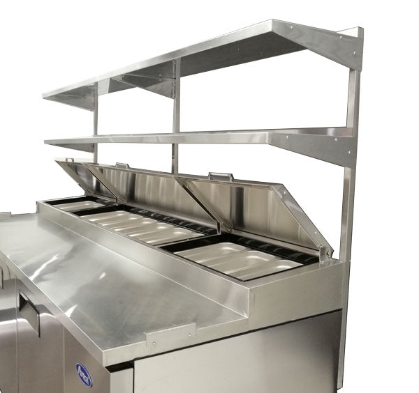 Atosa MROS-67P Double Overshelf for 67" Pizza Prep Table
