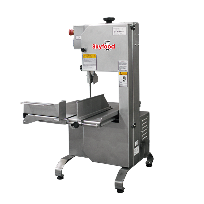 Skyfood MSKLE Table Top Meat And Bone Saw 74'' Blade 1/2 HP - Stainless Steel Body ETL