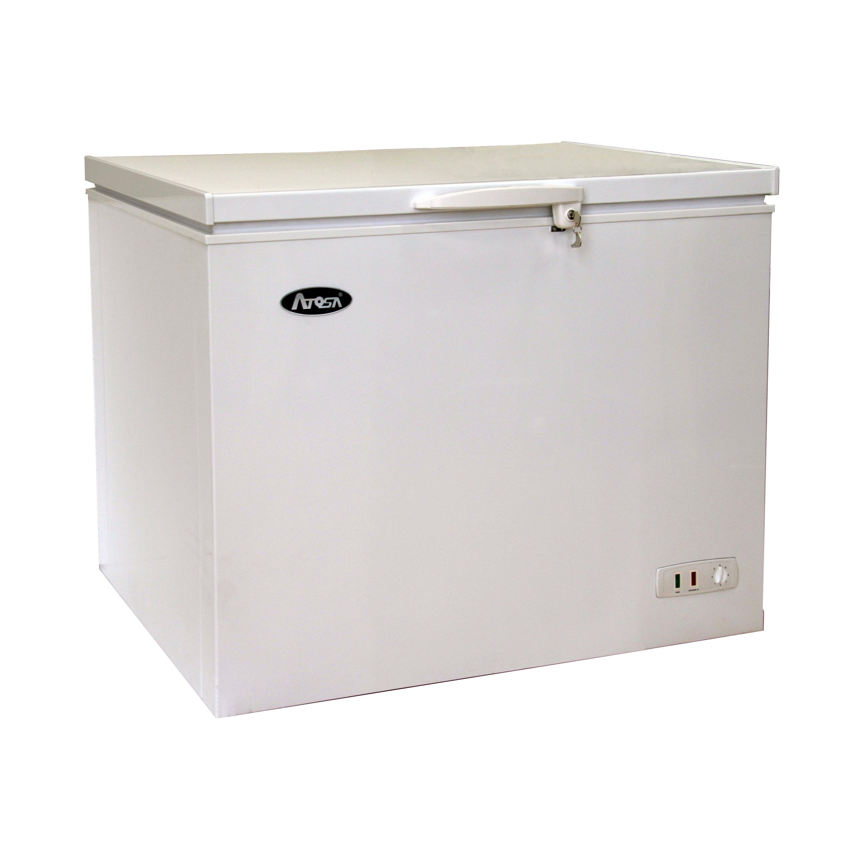 Atosa MWF9010GR Solid Top Chest Freezer-10 Cu.Ft