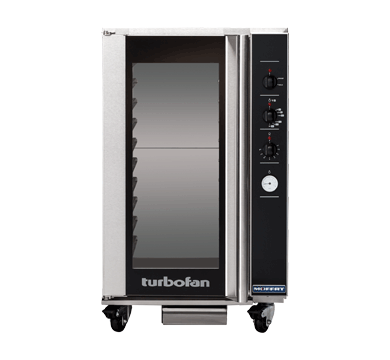 Moffat Turbofan P10M half-size electric proofer and holding cabinet on casters, front view