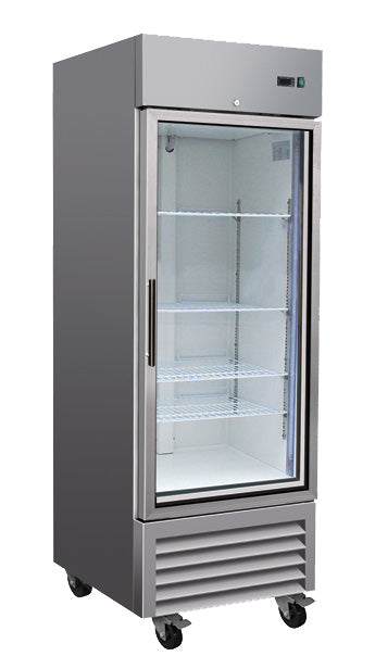 Serv-Ware RR1G-HC One (1) Glass Door Reach-In Refrigerator