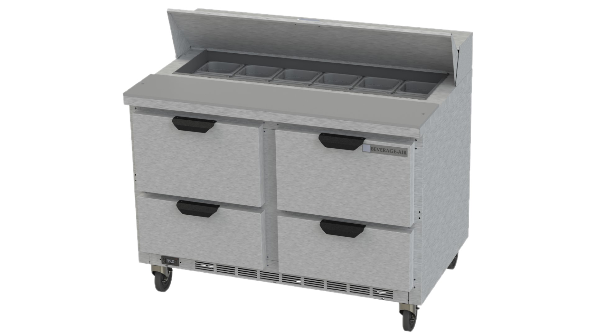 Beverage Air SPED48HC-12-4 Sandwich/Salad Prep Table 48"