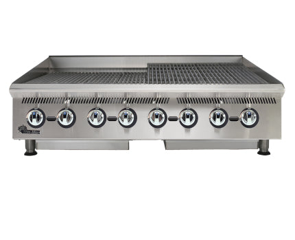 Ultra-Max 8048CBB Lava Rock Gas Charbroiler – 48″ Wide – LP