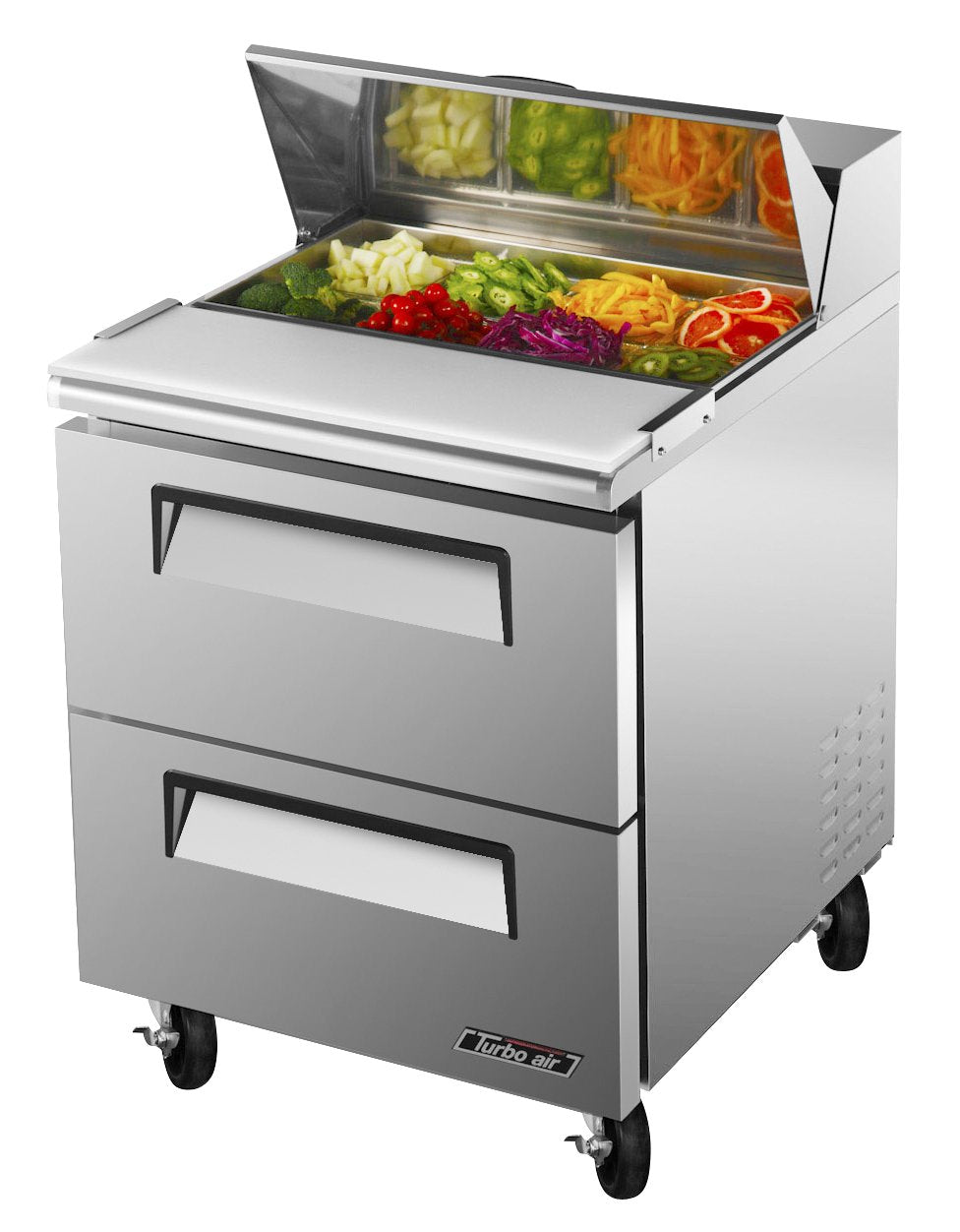 Turbo Air TST-28SD-D2-N 2 Drawers Sandwich/Salad Unit
