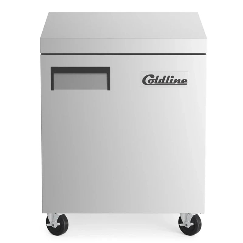 Coldline UC-27R 27” Undercounter Work Top Refrigerator - 6.3 Cu. Ft.