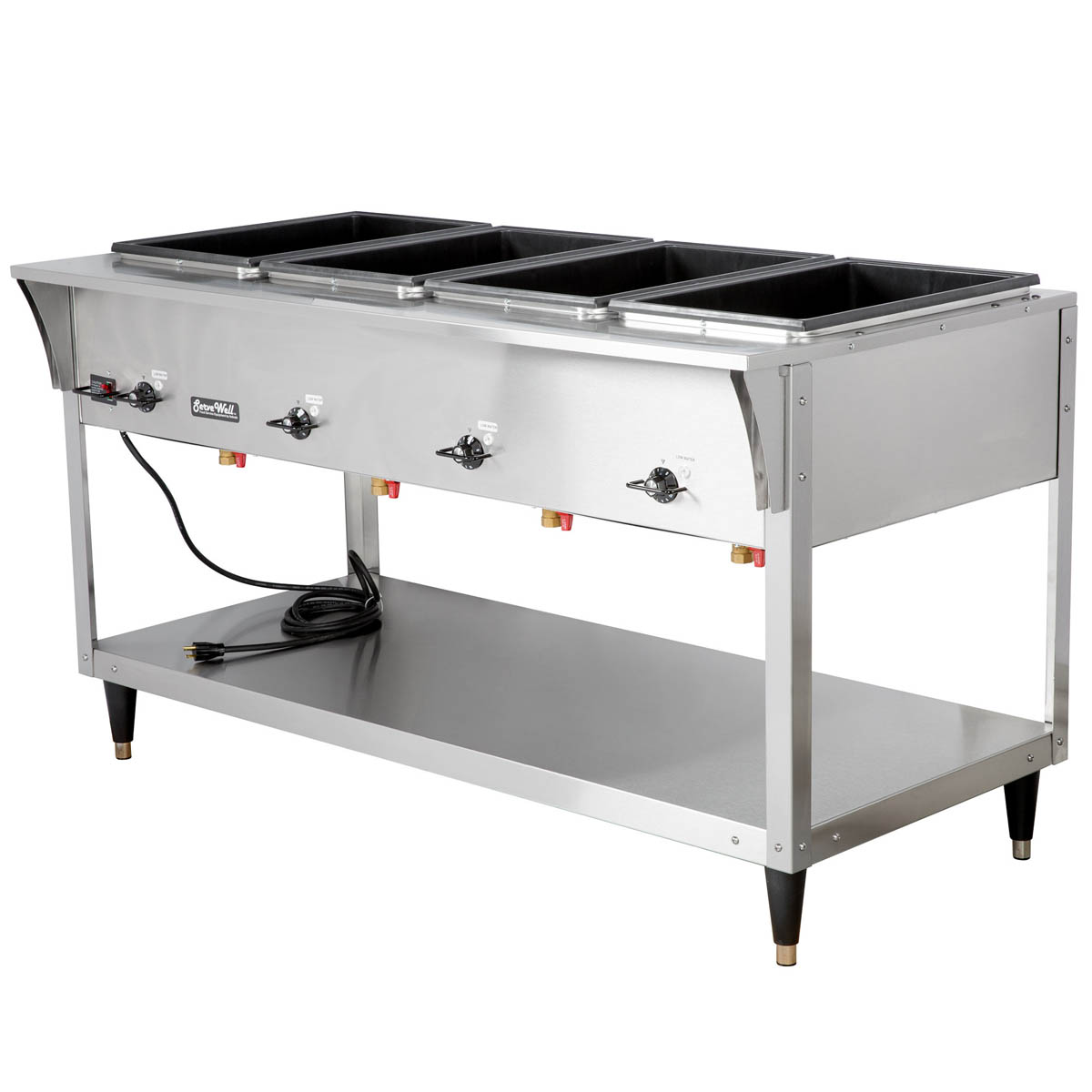 Vollrath 38219 76" 5-Well Electric Servewell® SL-Hot Food Table, Stainless Steel Construction - Open box