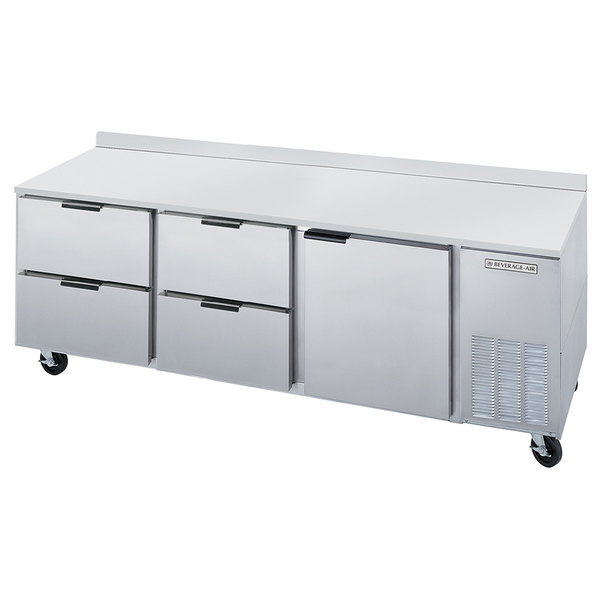 Beverage Air WTRD72AHC-4 Worktop Refrigerator 72"