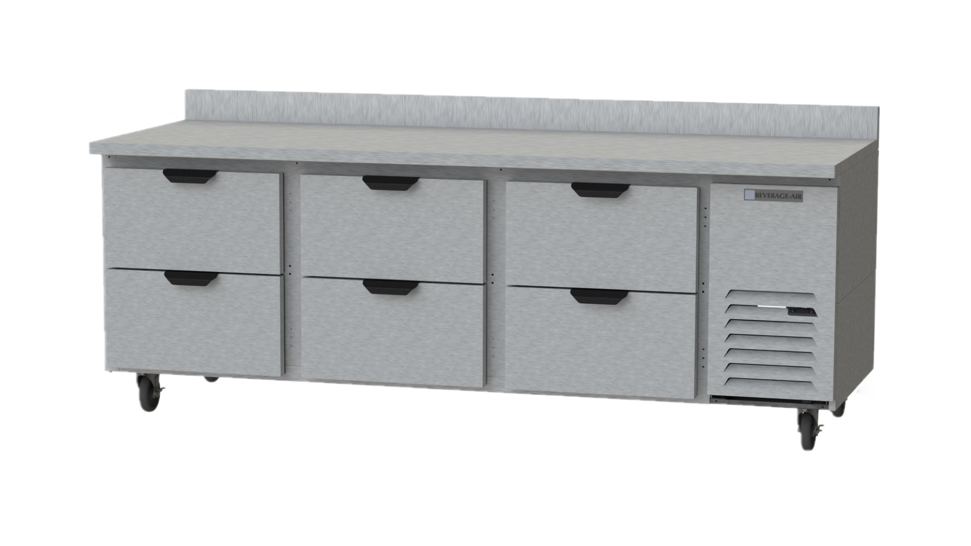 Beverage Air WTRD93AHC-6 Worktop Refrigerator 93"