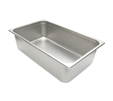 Adcraft 22F6 Nestwell Steam Table Pan, 20‑3/4" L x 12‑3/4" W x 6" Deep, Steel, Anti‑Jamming, NSF