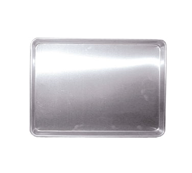 Adcraft BP-1318 Bun and Sheet Pan – Half‑Size 13" x 18" x 1" Deep, Solid Uncoated 18‑Gauge Aluminum
