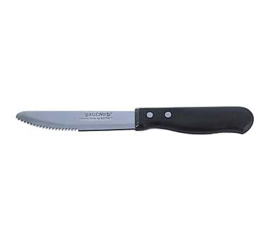 Adcraft GSK-62 Gaucho™ Steak Knife, 9-3/4" Length, 6" Blade, Black Polypropylene Handle - 1 Dozen