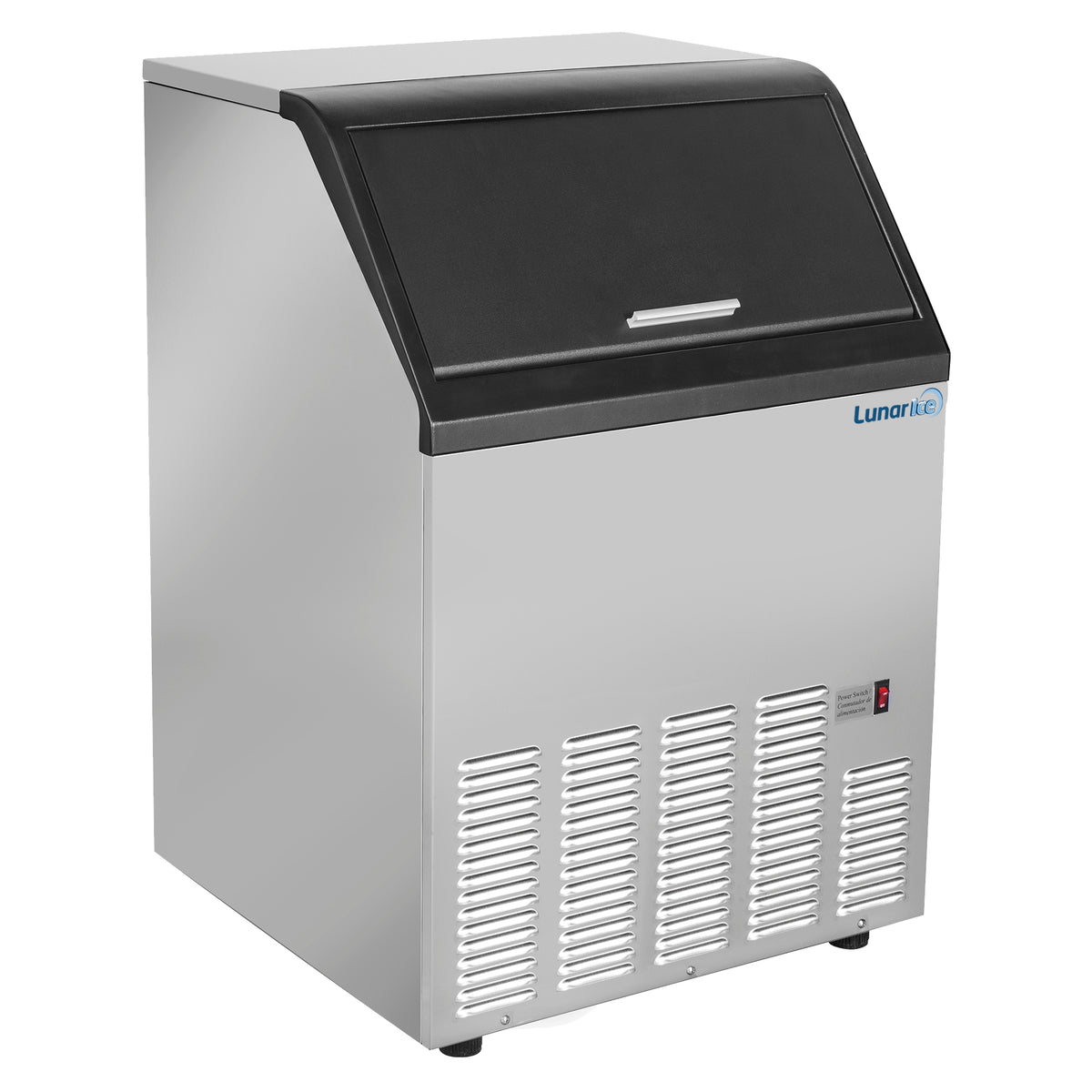 Adcraft LUIM-120 22" Air Cooled Full Cube 120 lb Undercounter Ice Machine with 35 lb Bin