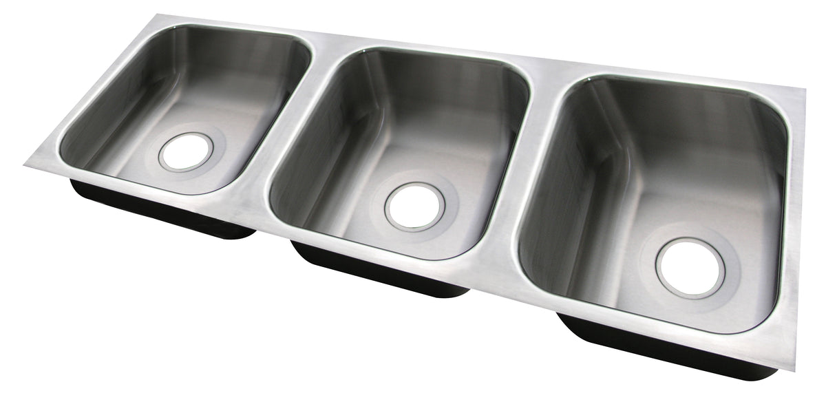 Advance Tabco 1620-312-BAD Smart Series™ Sink, Undermount, 3-Compartment