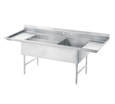 Advance Tabco 18-K5-56 Meat & Platter Sink, 3-Compartment