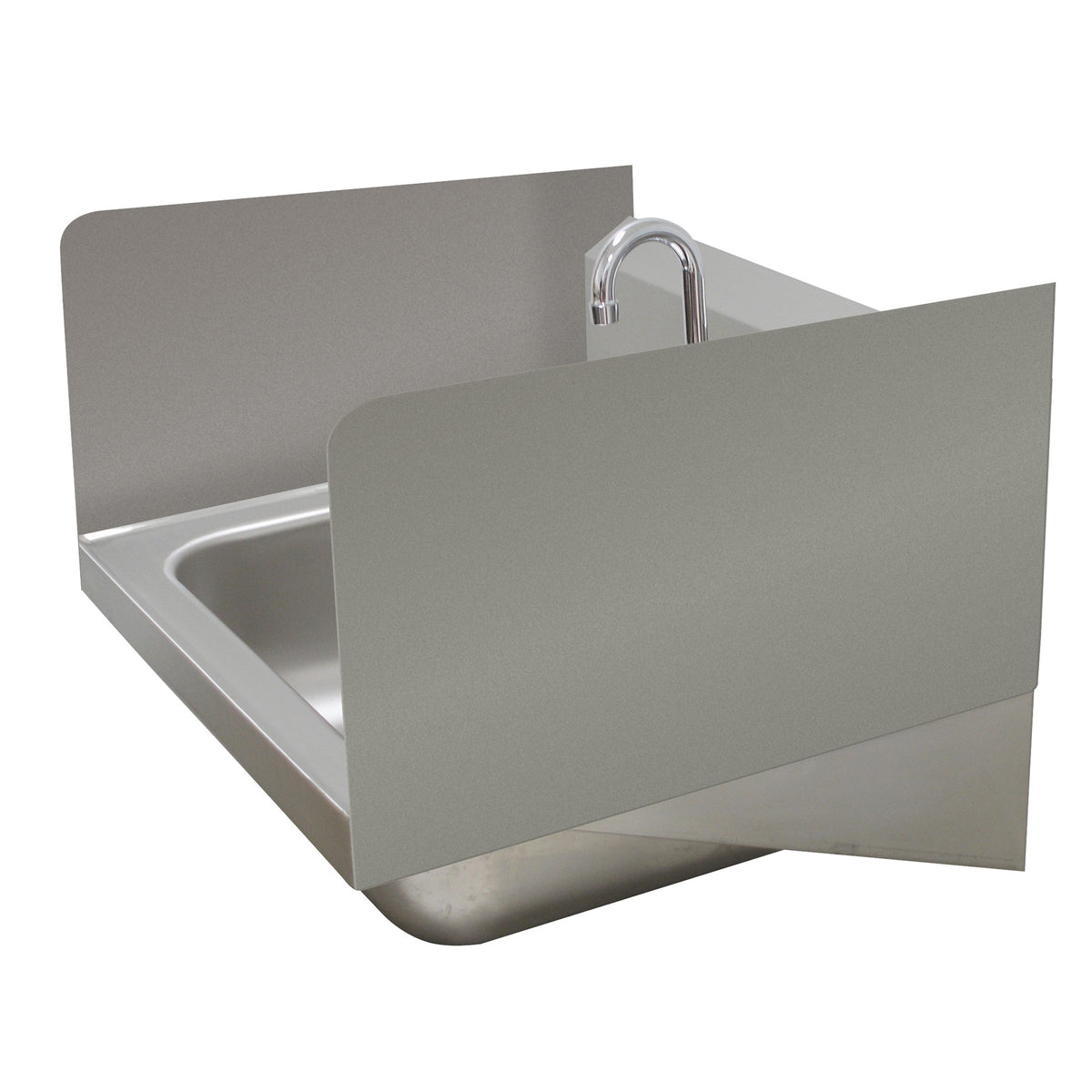 Advance Tabco 7-PS-15E Welded Side Splash, 12"H (Installed Height), Both Sides