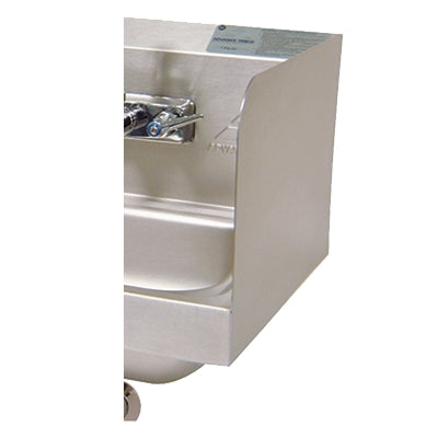 Advance Tabco 7-PS-15F Welded Side Splash, 12"H (Installed Height), Both Sides