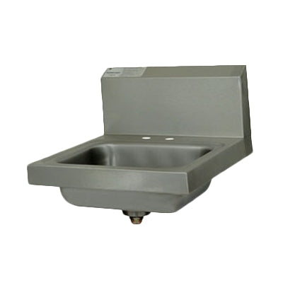 Advance Tabco 7-PS-20-NF 17" Wall Mounted Hand Sink without Faucet- 20 gauge