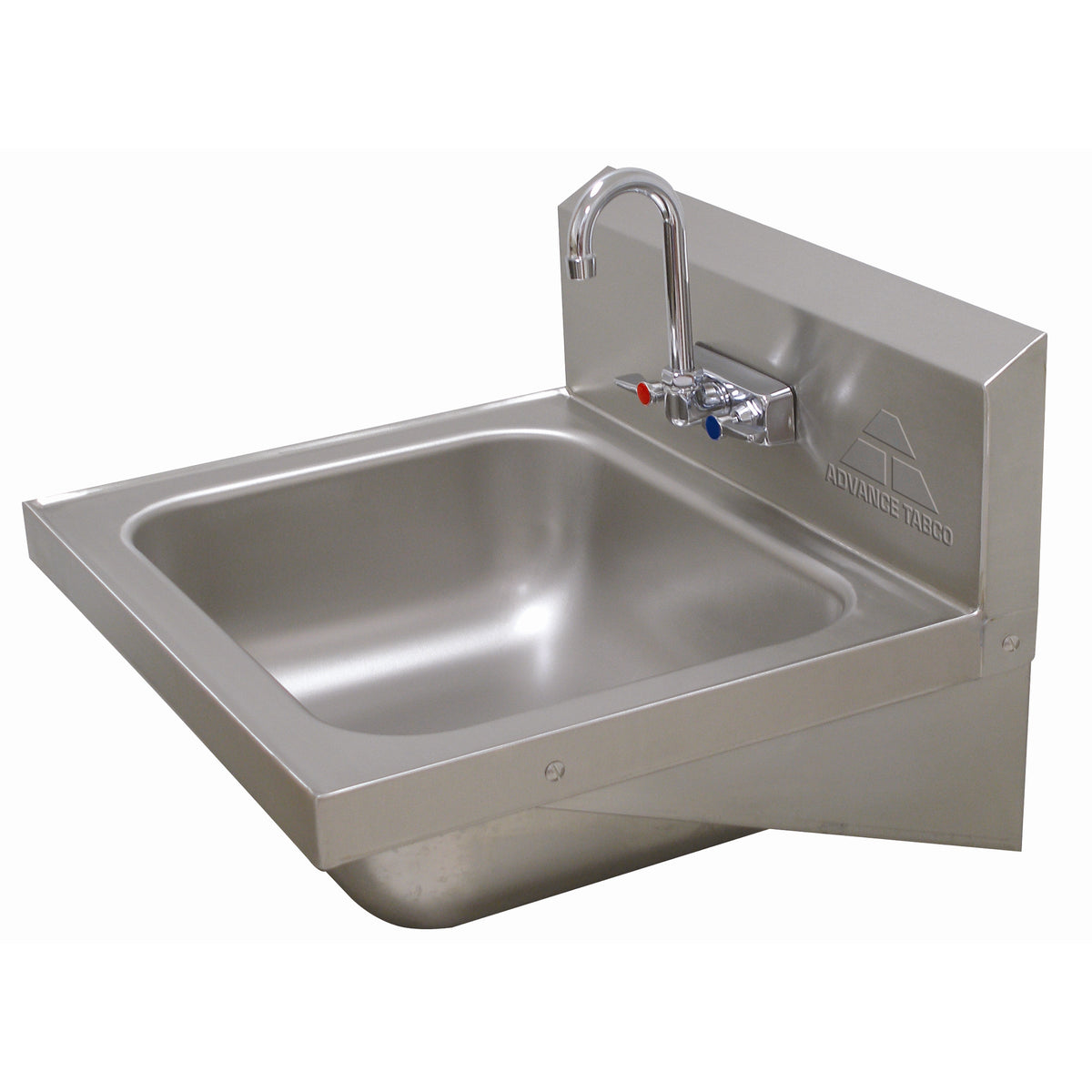 Advance Tabco 7-PS-49 19" Wall Mounted Hand Sink with Faucet- 18 gauge