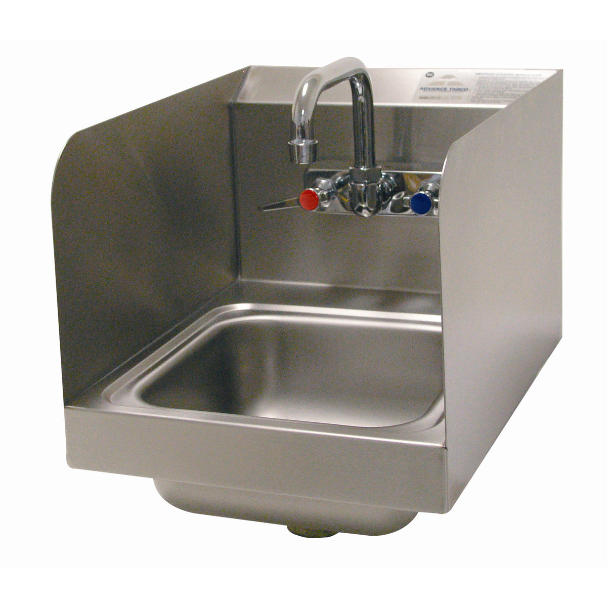 Advance Tabco 7-PS-56 12" Wall Mounted Hand Sink with Faucet - 20 gauge