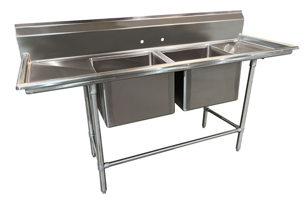 Advance Tabco 94-62-36-36RL (2) Two Compartment Sink