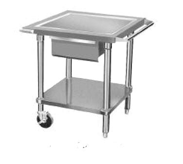 Advance Tabco AG-MP-30 Mobile Equipment Stand, 30"W X 24"D X 28"H