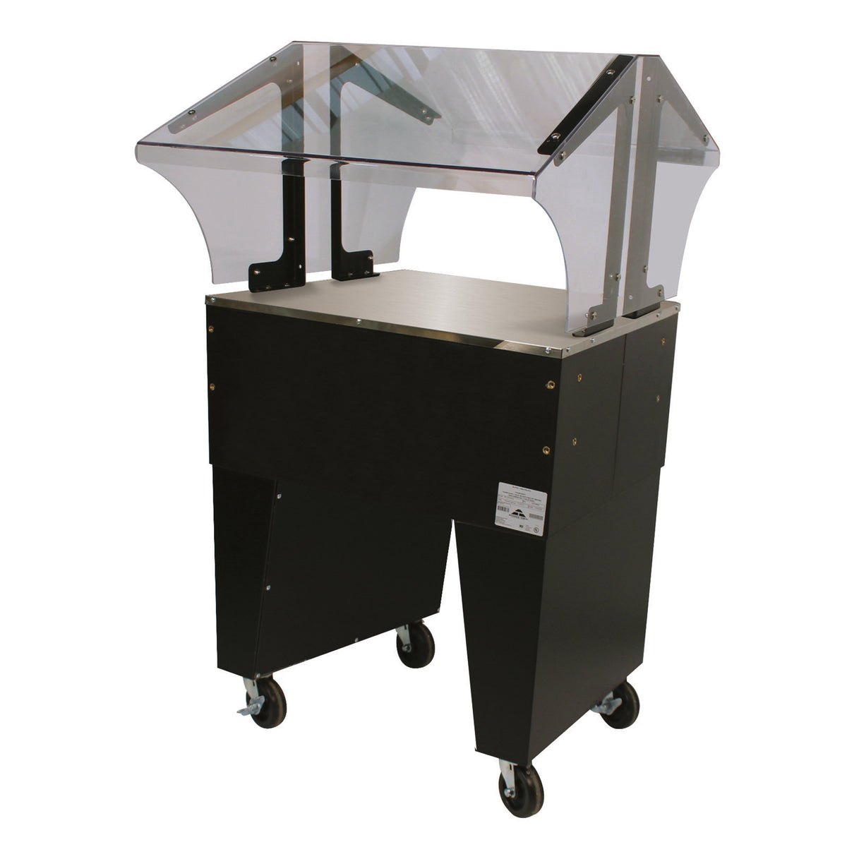 Advance Tabco B2-STU-B 31" Portable Solid Top Buffet Table with Open Base