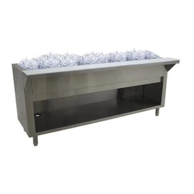 Advance Tabco CPU-5-BS 77" Ice-Cooled Table with Enclosed Base, (5) Pan