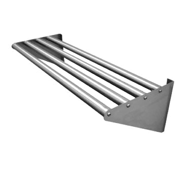 Advance Tabco DT-6R-72 Stainless Steel Tubular Wall Mounted Drainage Shelf - 72"W x 15"D
