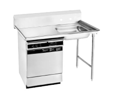Advance Tabco DTU-U60-60R Undercounter Soiled Dishtable w/ Sink On Right, 10-1/2" Backsplash