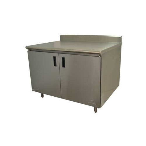 Advance Tabco EHK-SS-303 36" Special Value Cabinet Base Hinged Doors Work Table