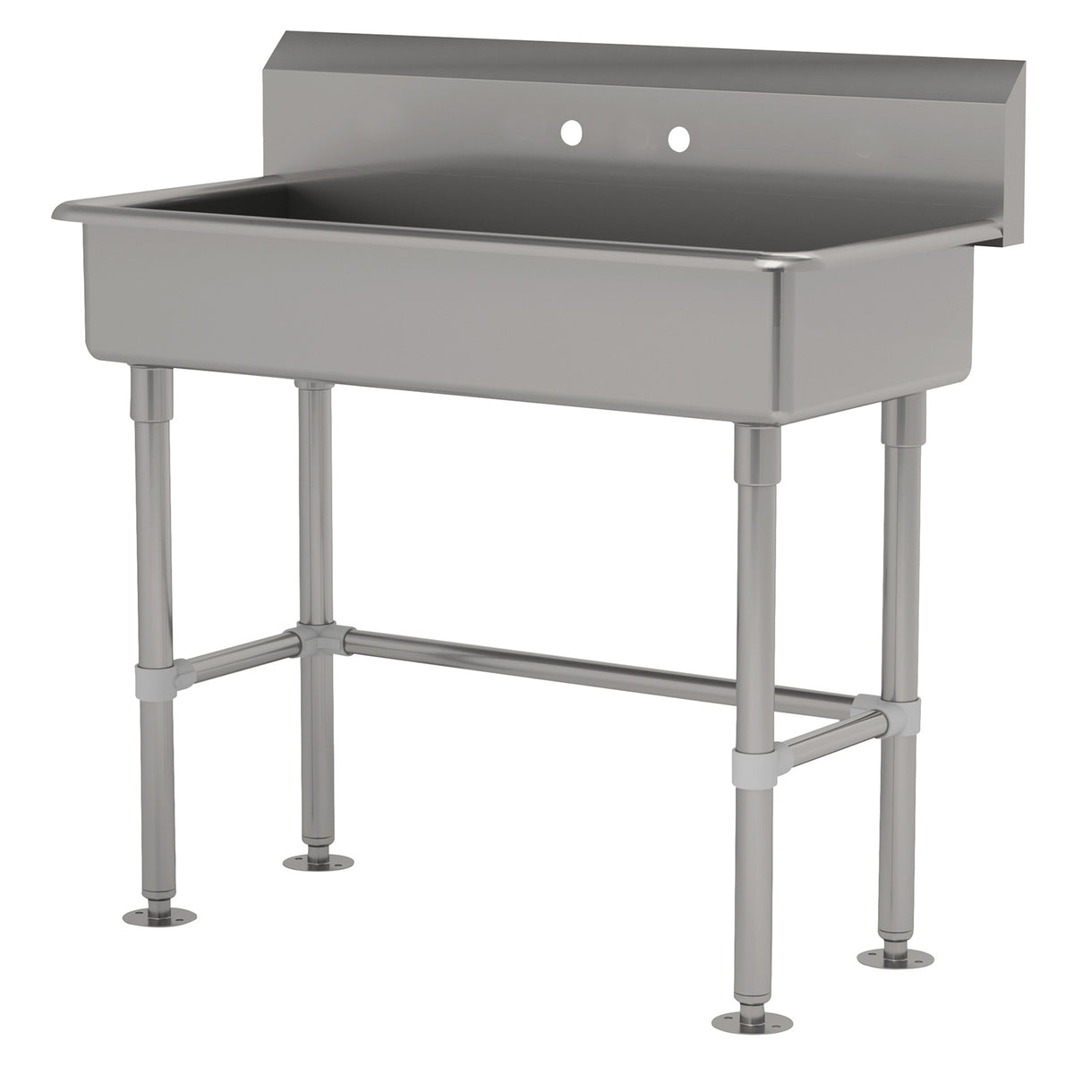 Advance Tabco FS-FM-1-ADA 40" Freestanding Hand Sink without Faucet - 14 gauge