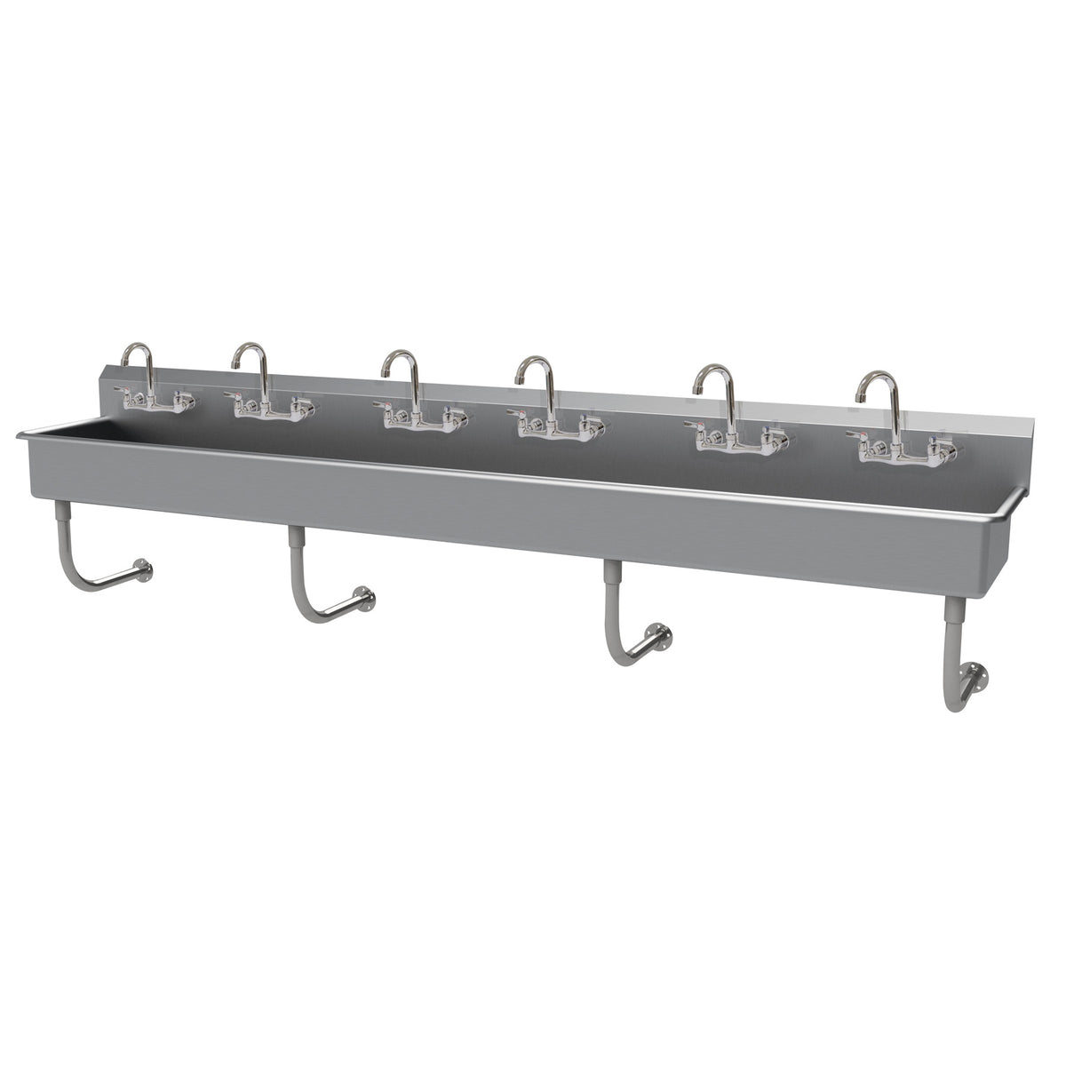 Advance Tabco FS-WM-120-F 120" Wall Mounted Hand Sink