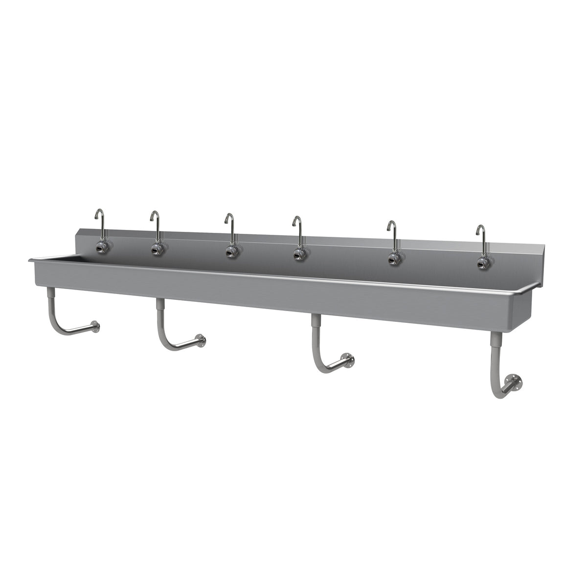 Advance Tabco FS-WM-120EFADA 120" Wall Mounted Hand Sink