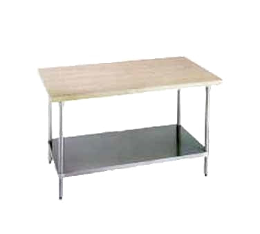 Advance Tabco H2G-304 Maple Top Work Table, 48"W X 30"D