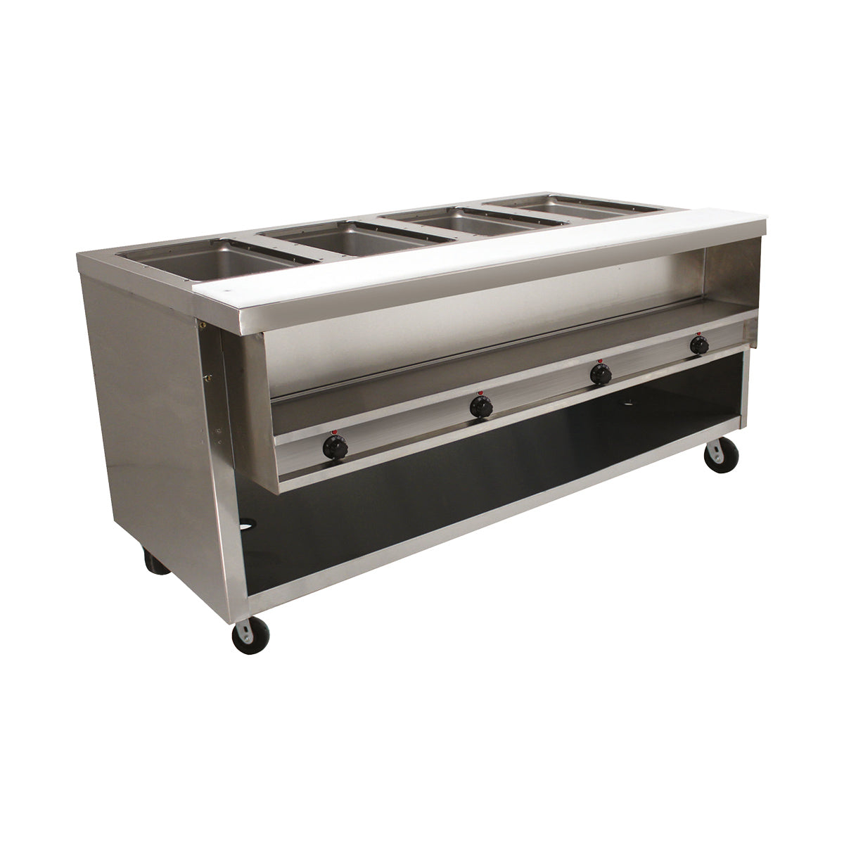Advance Tabco HDSW-4-120-BS 62"Heavy Duty Hot Food Table, (4) Sealed Wells