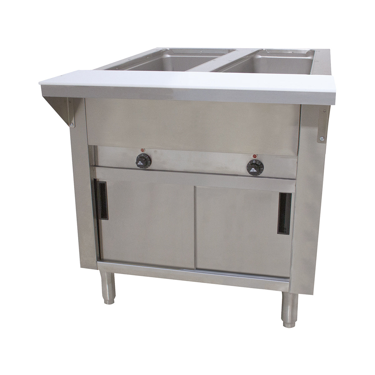 Advance Tabco HF-2E-120-DR 31" Electric Hot Food Table, (2) Open Wells