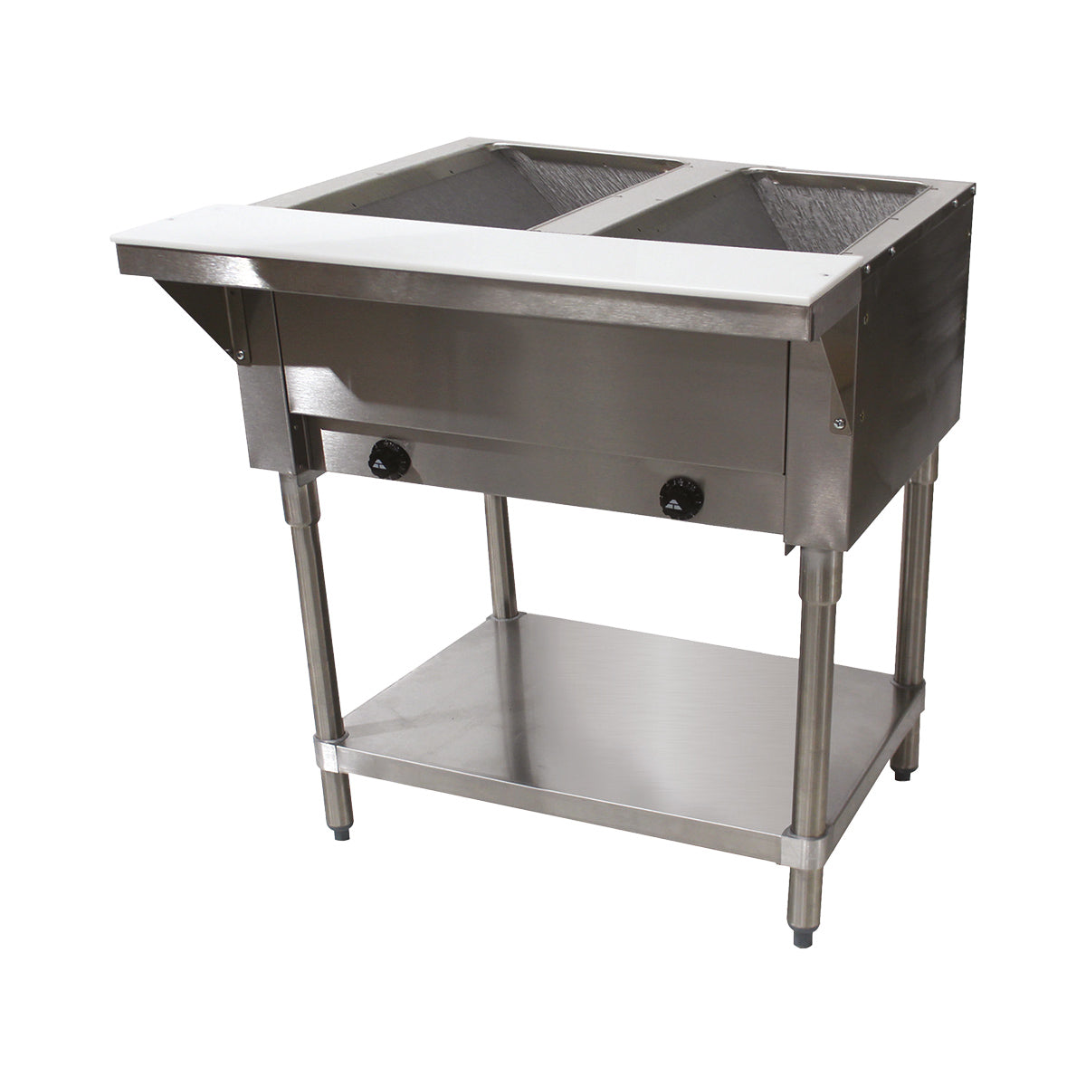 Advance Tabco HF-2G-NAT 31" Natural Gas Hot Food Table, (2) Open Wells