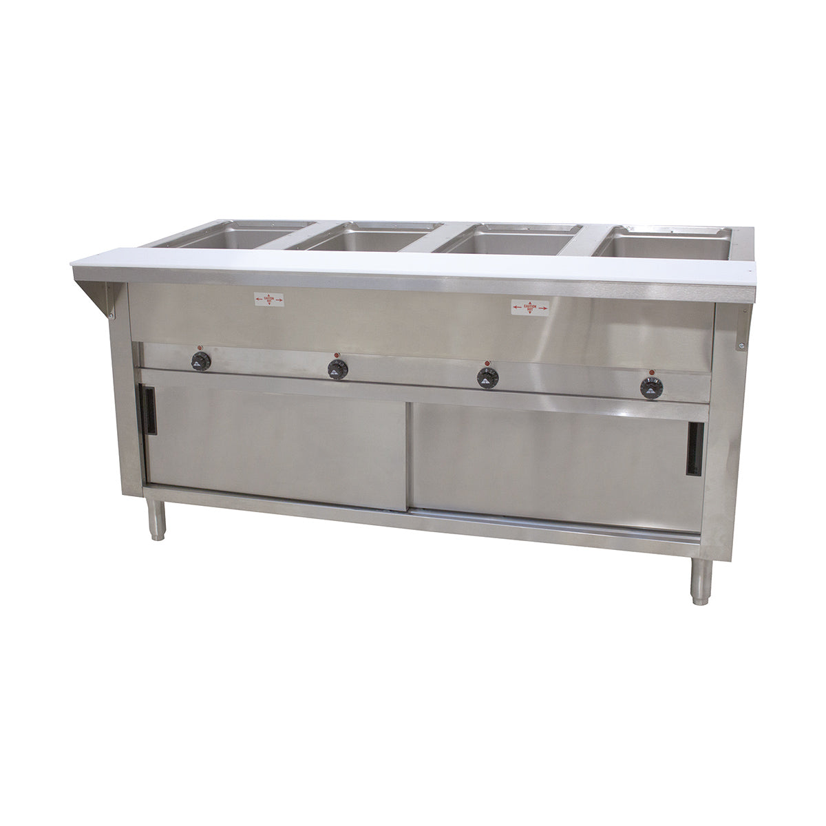 Advance Tabco HF-4E-120-DR 62" Electric Hot Food Table, (4) Open Wells