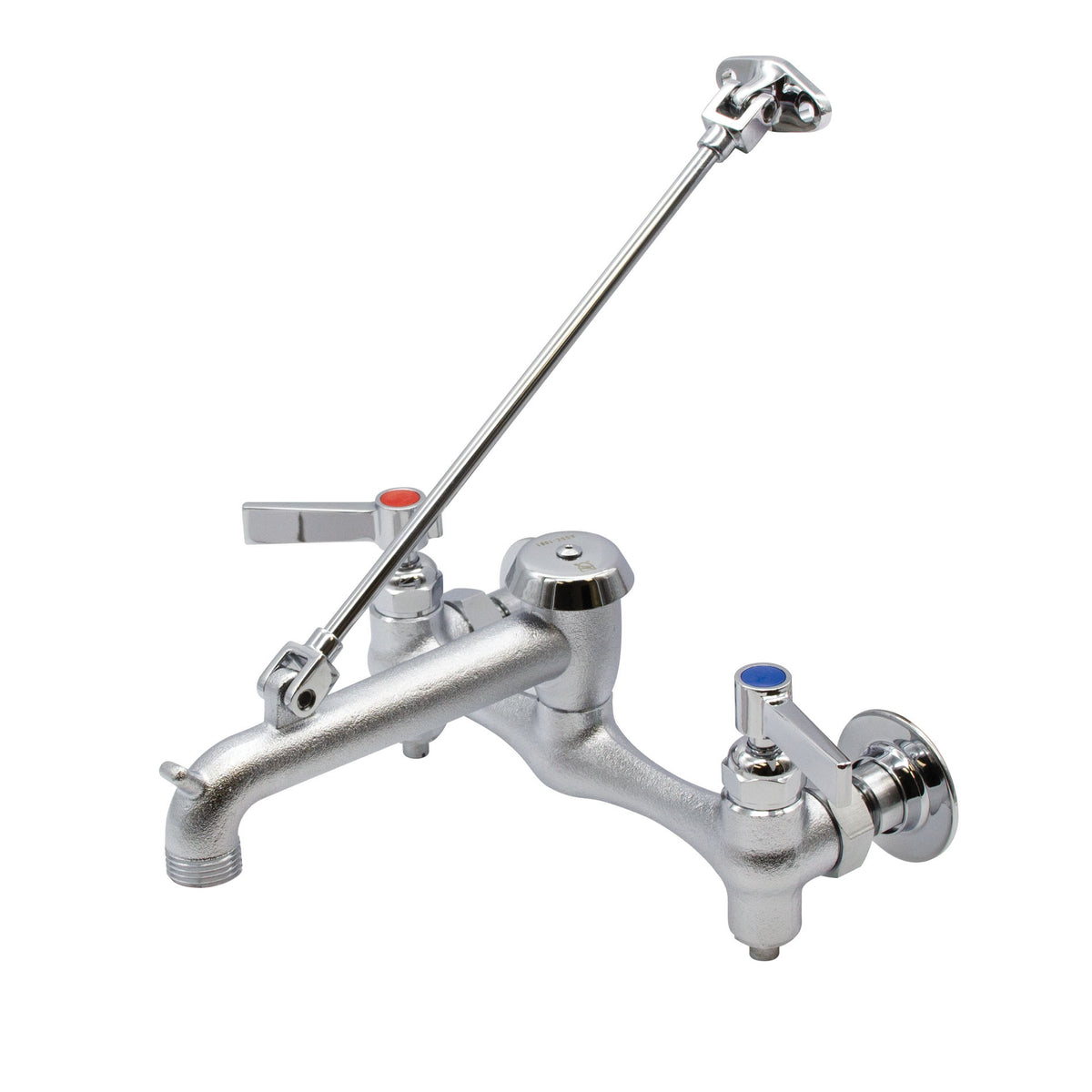 Advance Tabco K-240 Service Sink Faucet, Wall Mount, Heavy Duty, 8" Oc